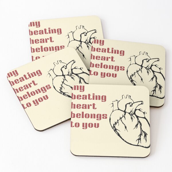 Item preview, my beating heart belongs to you designed and sold by xuecrafts.