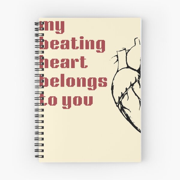 Item preview, my beating heart belongs to you designed and sold by xuecrafts.