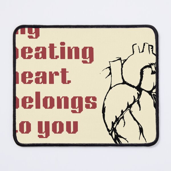 Item preview, my beating heart belongs to you designed and sold by xuecrafts.