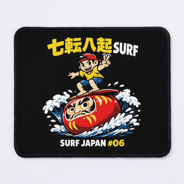 Item preview, Daruma Surfer – Japanese Surf Pop Art Funny Graphic Design designed and sold by maaameee.
