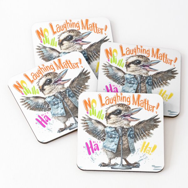 Item preview, Funny Stand-Up Kookaburra - No Laughing Matter designed and sold by ArtisticDesignsbyLinda.