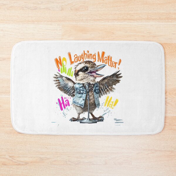 Item preview, Funny Stand-Up Kookaburra - No Laughing Matter designed and sold by ArtisticDesignsbyLinda.