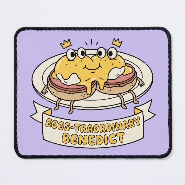 Item preview, Eggstraordinary Eggs Benedict Funny Brunch Food Pun designed and sold by Milasneeze.