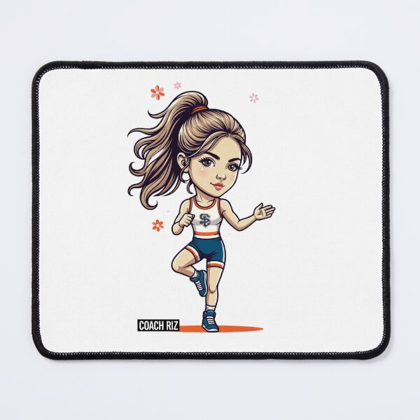 Item preview, Pretty Cartoon Wrestler - Girl Wrestler Art designed and sold by Coach-Riz.