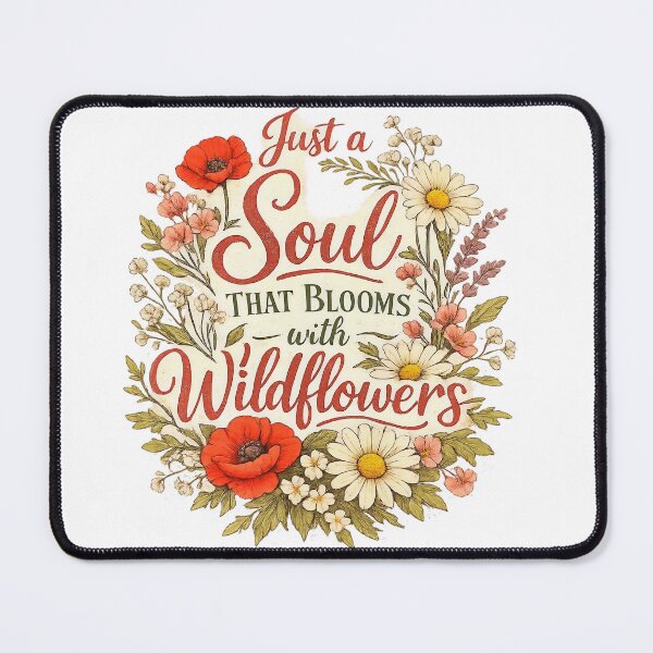 Item preview, Just a soul that blooms with wildflowers designed and sold by ArtPixs.