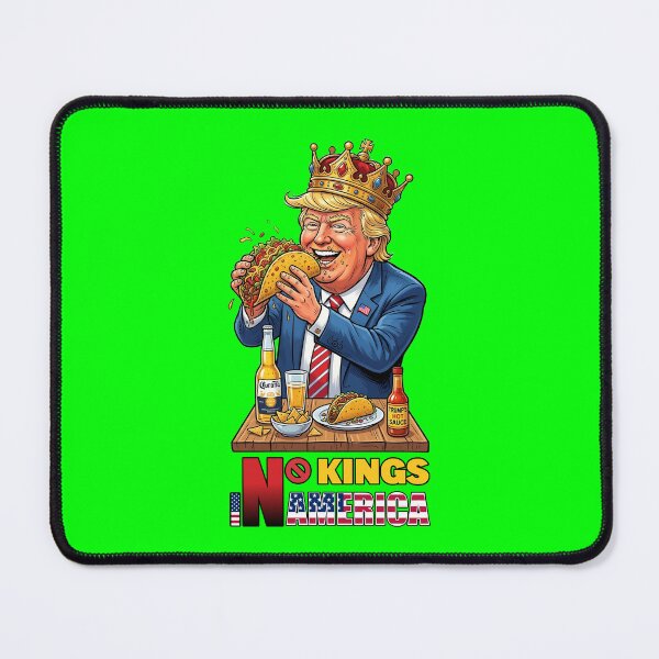 Item preview, NO KINGS IN AMERICAN - #00FF00 designed and sold by Marlon Oseguera.
