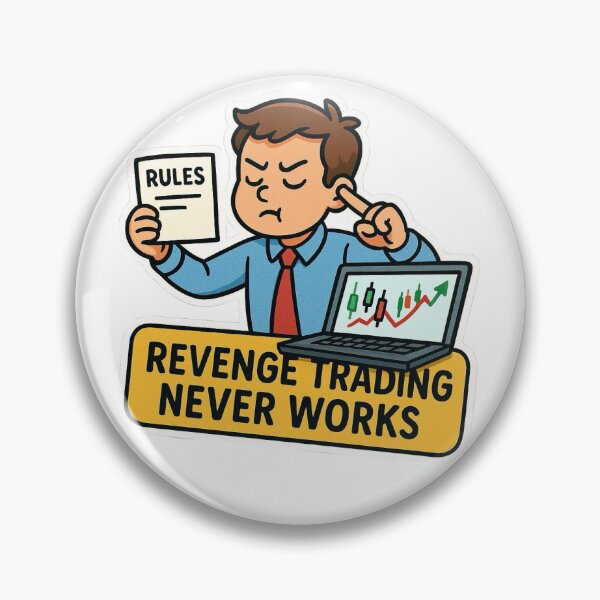 Item preview, Revenge Trading Never Works designed and sold by MooresDesigns.
