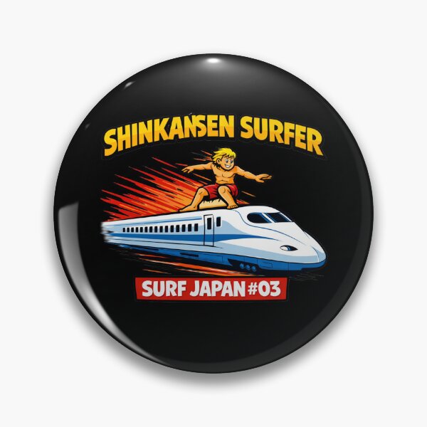 Item preview, Shinkansen Surfer  | Bullet Train Surf Pop Art Graphic Design designed and sold by maaameee.