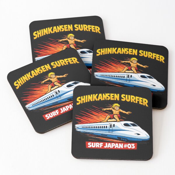 Item preview, Shinkansen Surfer  | Bullet Train Surf Pop Art Graphic Design designed and sold by maaameee.