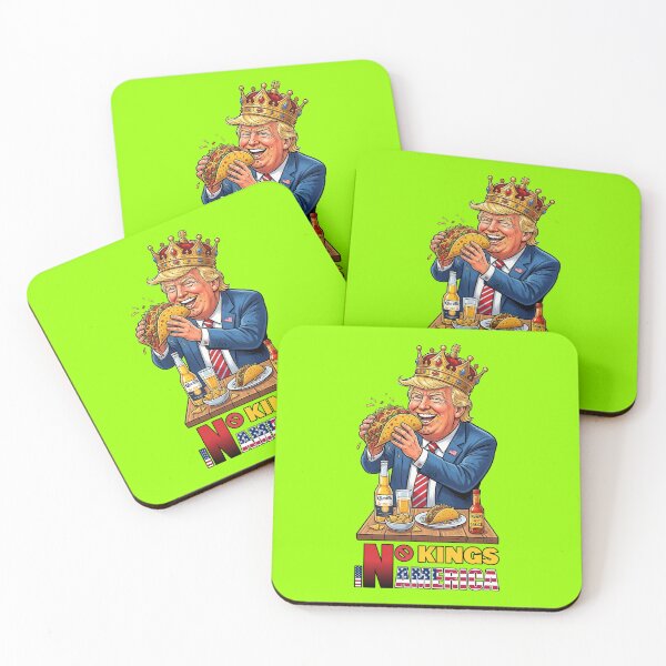 Item preview, NO KINGS IN AMERICAN - #99FF00 designed and sold by Marlon Oseguera.