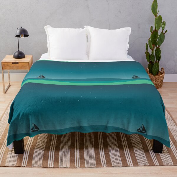 Item preview, calm sea atmosphere at night designed and sold by noanstudios.