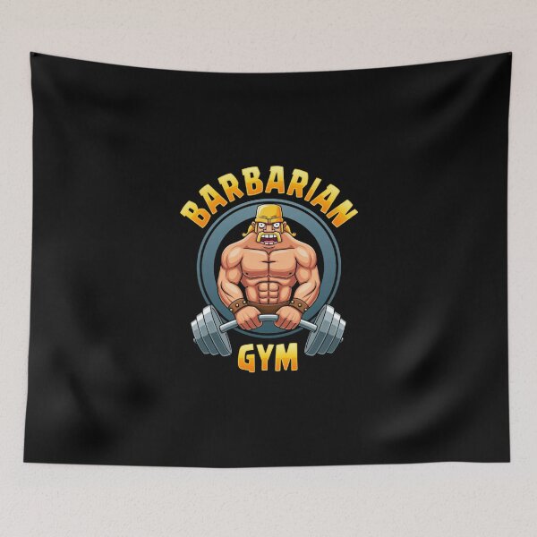 Item preview, barbarian gym designed and sold by El Hermano Gym.