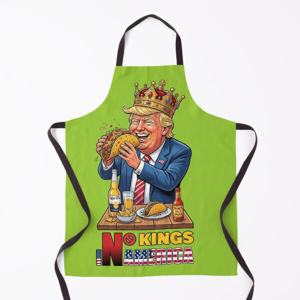 Item preview, NO KINGS IN AMERICAN - #99CC33 designed and sold by Marlon Oseguera.