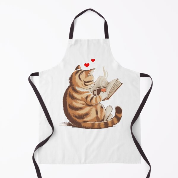 Item preview, Book Lover Cat designed and sold by QuiteOrbit.