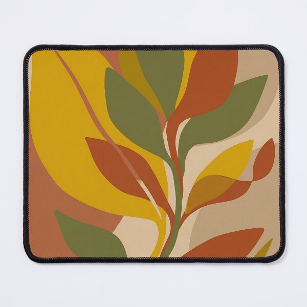 Item preview, Earthy Abstract Botanical Organic Leaf Art designed and sold by TheStickerGuide.