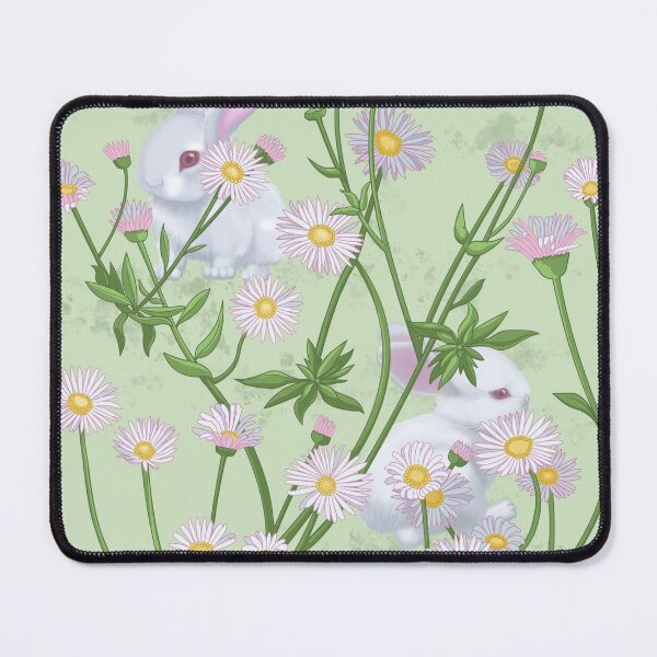 Item preview, Bunnies and Daisies Mint designed and sold by splungecoyote.