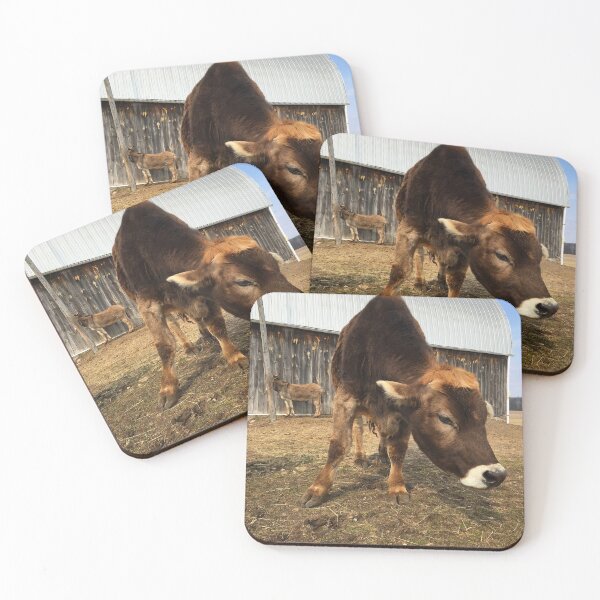 Item preview, Cute Baby Calf on the Farm | Realistic Farm Animal Photography designed and sold by snapshotszach.