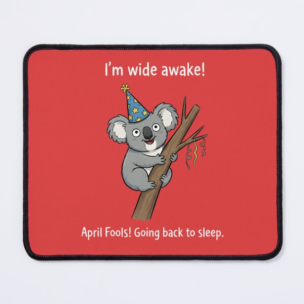 Item preview, Cute Koala Wearing Party Hat on Eucalyptus Branch designed and sold by Knkd3100.