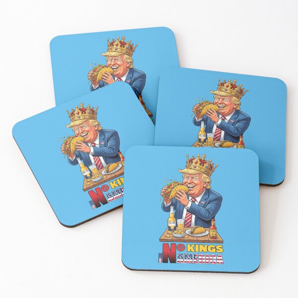 Item preview, NO KINGS IN AMERICAN - #4BB4EA designed and sold by Marlon Oseguera.