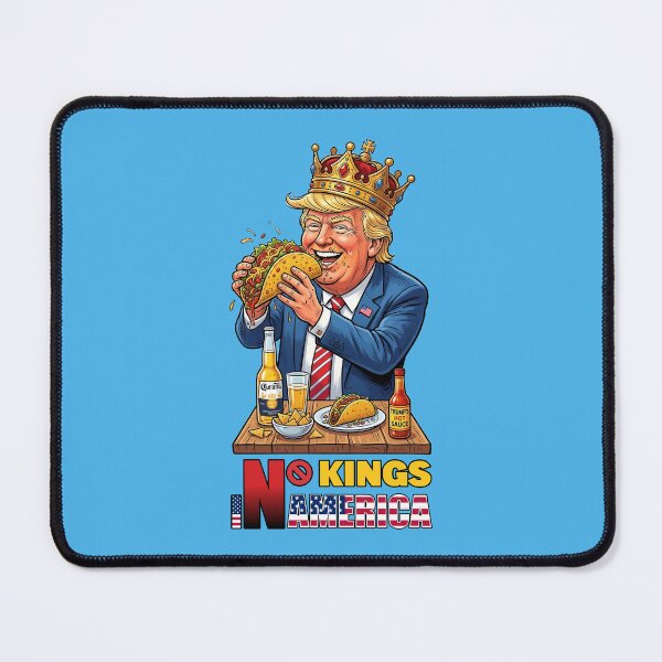 Item preview, NO KINGS IN AMERICAN - #4BB4EA designed and sold by Marlon Oseguera.