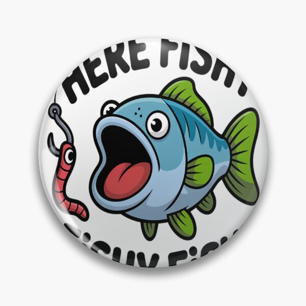 Item preview, Here Fishy Fisherman  designed and sold by SignaturalGen.