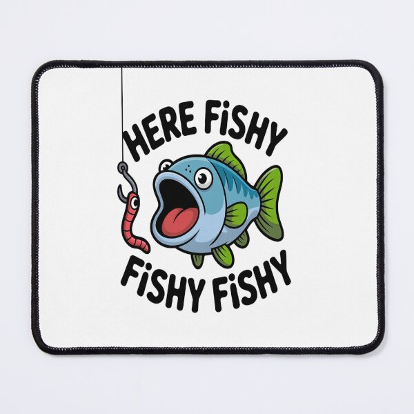 Item preview, Here Fishy Fisherman  designed and sold by SignaturalGen.