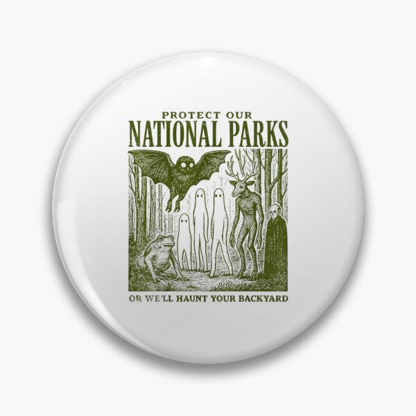 Item preview, protect our national parks funny nature ghost protest designed and sold by popcorn75.