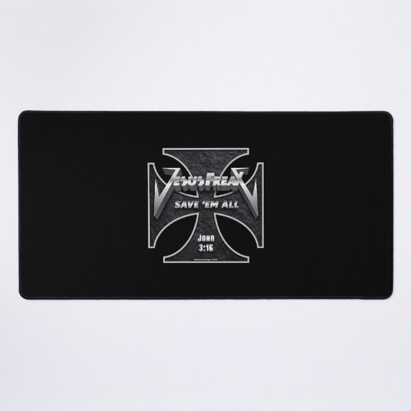 Item preview, Jesus FreaX Metal Logo Black with Cross designed and sold by Michael Cotto.