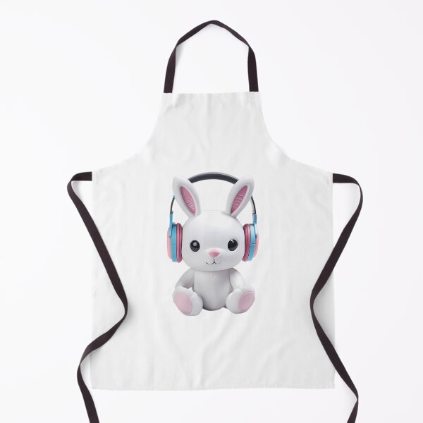 Item preview, Rabbit Wearing Headphones designed and sold by popcorn75.
