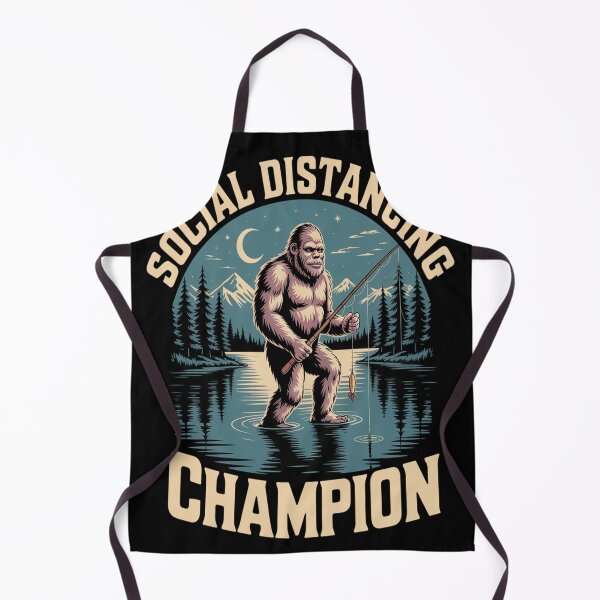 Item preview, Hiking Bigfoot Funny Social Distancing Champion designed and sold by SignaturalGen.