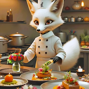 Artwork thumbnail, Chef fox by Creative Visualize
