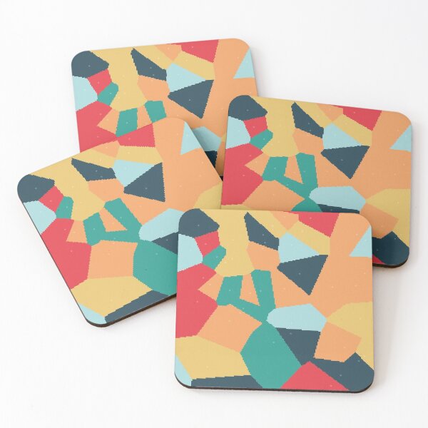 Item preview, Tectonic Voronoi Geometric Abstract Art Print designed and sold by VeluxCreative.