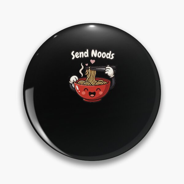 Item preview, Send Noods Cute Ramen Sticker – Funny Kawaii Food Die Cut Sticker designed and sold by Epic.