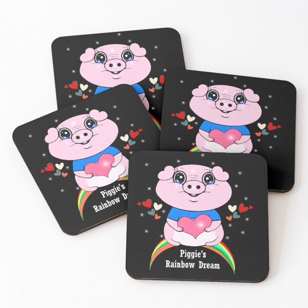 Item preview, Piggie’s Rainbow Dream, designed and sold by Shirley cute art .