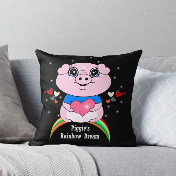 Artikelvorschau, Piggies Regenbogen-Traum, entworfen und verkauft von Shirley cute art .