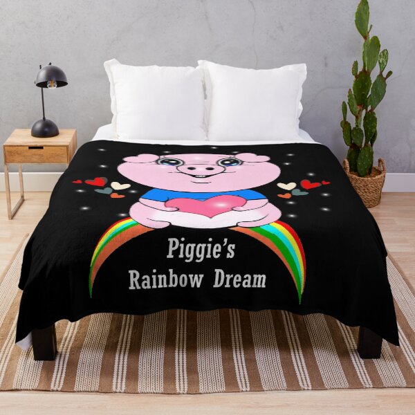 Artikelvorschau, Piggies Regenbogen-Traum, entworfen und verkauft von Shirley cute art .