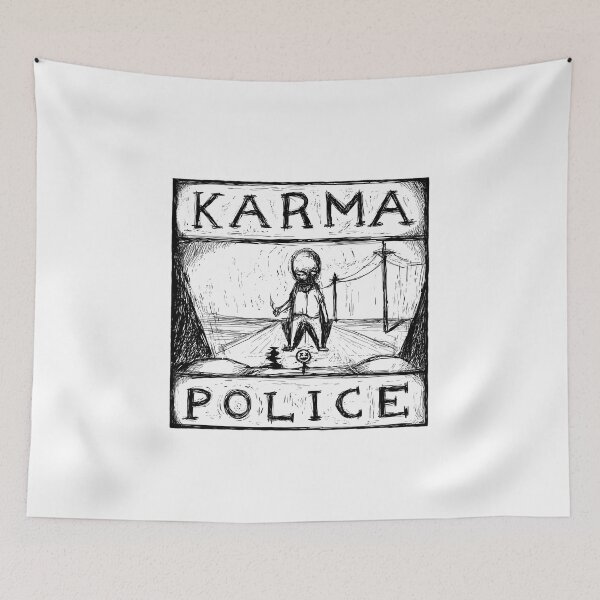 Item preview, Ilustración del videoclip de Karma Police designed and sold by Zootles.