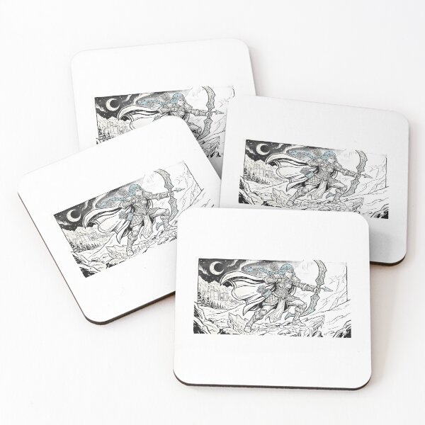 Item preview, Ashe Frost Archer Thick Line Art designed and sold by Lura busah.