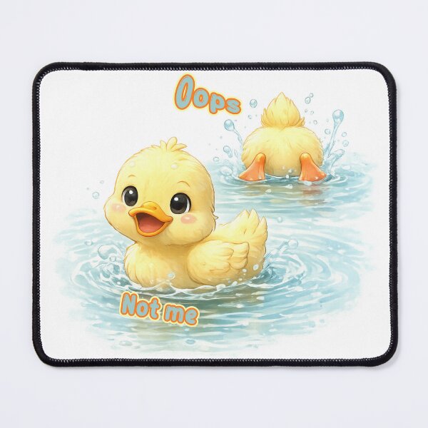 Item preview, Oops Not Me – Funny Ducklings Illustration designed and sold by DarojadNR.