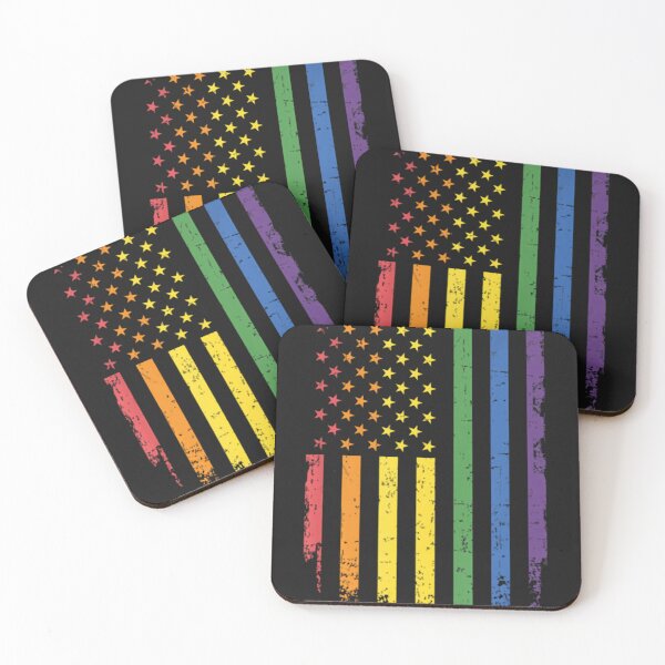 Item preview, Lgbtq Pride Month Us American Rainbow Flag For Equal Rights designed and sold by GarinaguHN.