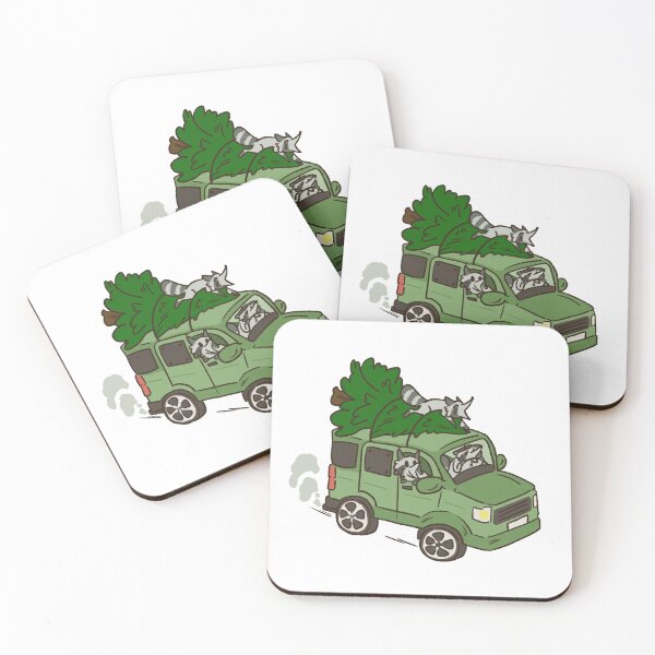 Item preview, Raccoons Stealing Car designed and sold by Leekappart.