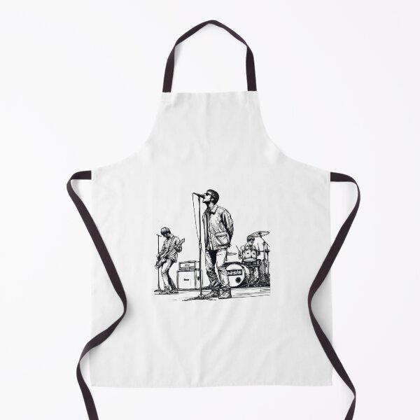 Item preview, Minimalist Line Art Of Oasis Performing  Retro Britpop Band  designed and sold by Zootles.