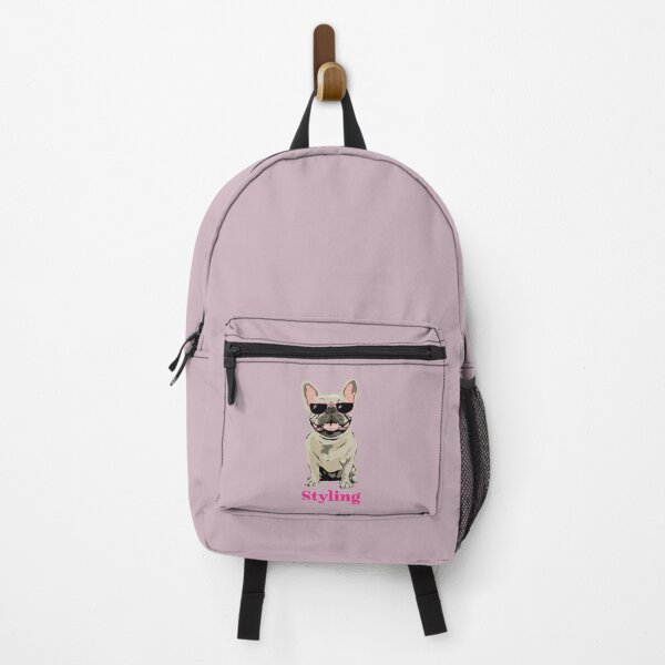 Item preview, Cream French Bulldog with pink sunglasses designed and sold by Mountain-Point.