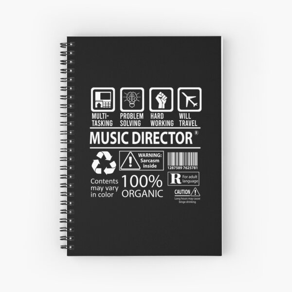 Item preview, music director - multitasking certified job item designed and sold by Zootles.