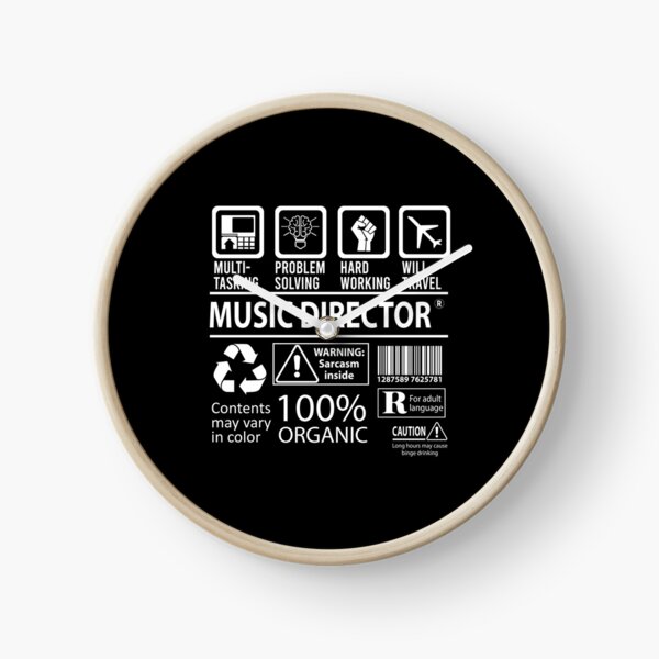 Item preview, music director - multitasking certified job item designed and sold by Zootles.