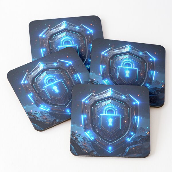 Item preview, Cyber Security Knight Shield designed and sold by Amazing-Gadgets.