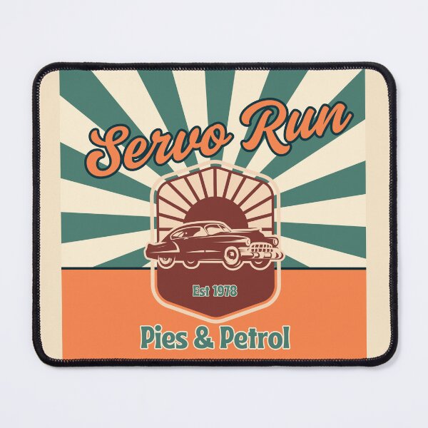 Item preview, Servo Run Retro Vintage Australian Car Shirt | Pies and Petrol Aussie Graphic designed and sold by Dimu Co..