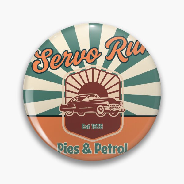 Item preview, Servo Run Retro Vintage Australian Car Shirt | Pies and Petrol Aussie Graphic designed and sold by Dimu Co..