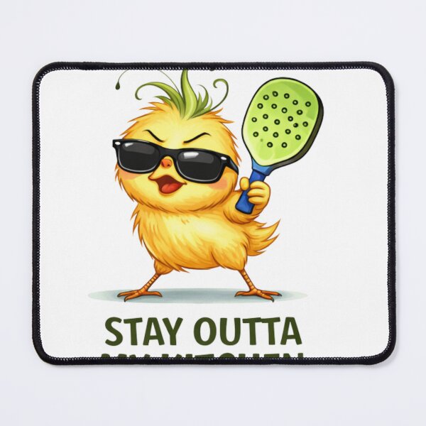 Item preview, Pickleball Chick - Stay Outta My Kitchen designed and sold by The Sassy Print.