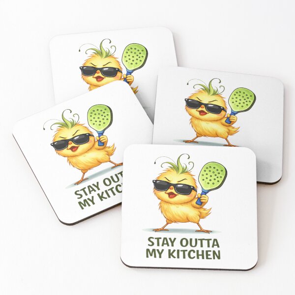 Item preview, Pickleball Chick - Stay Outta My Kitchen designed and sold by The Sassy Print.